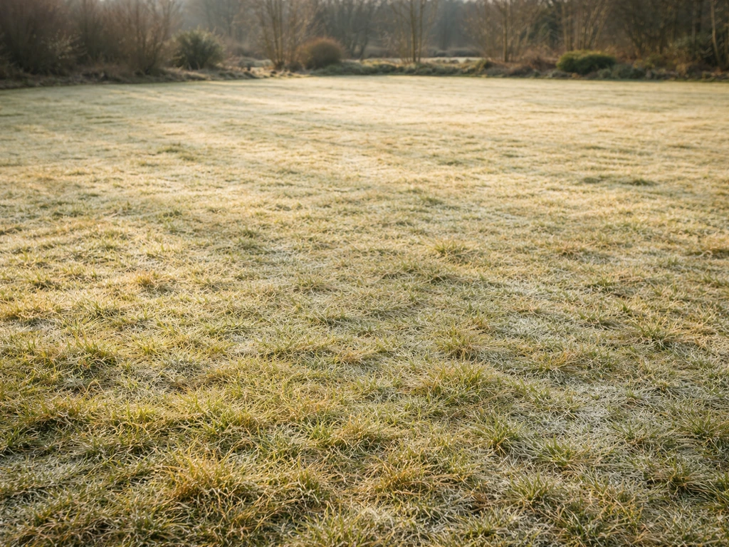 gazon geel winter