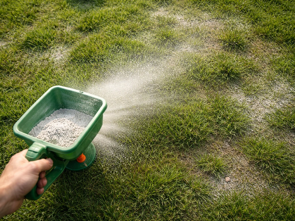 Lavameel op gazon: juiste dosering, timing en toepassing